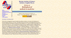 Desktop Screenshot of med.appl.sci-nnov.ru